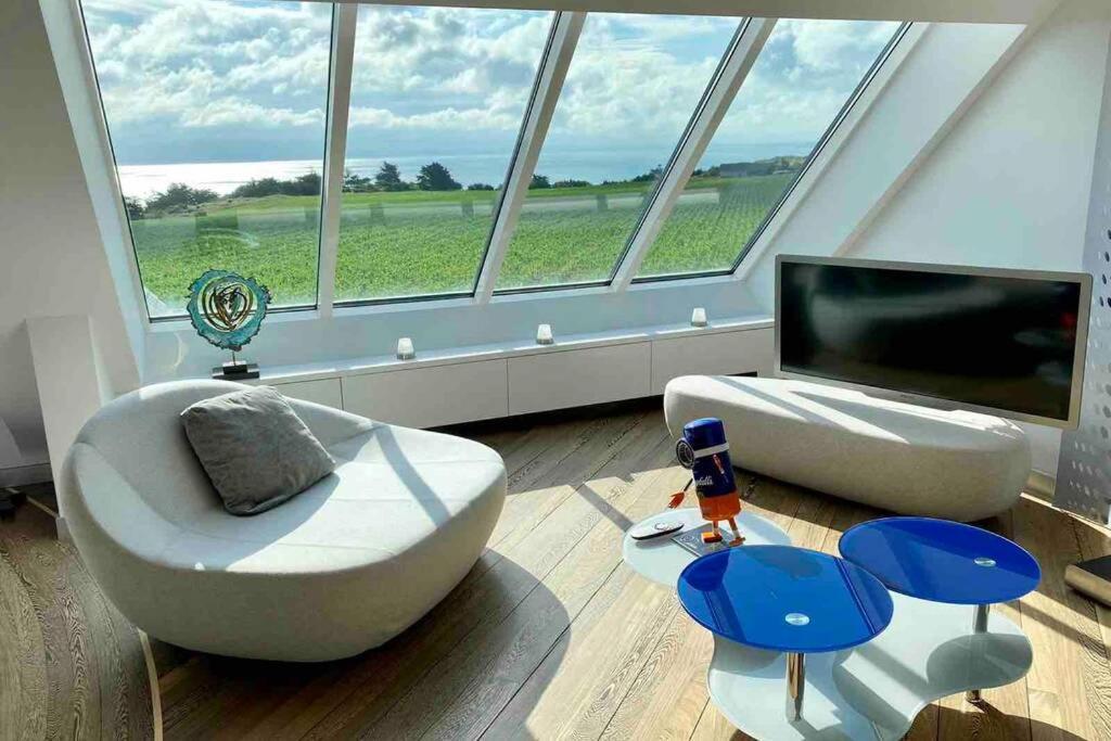 Appartement D'Exception Avec Vue Mer Gicquel Екстер'єр фото